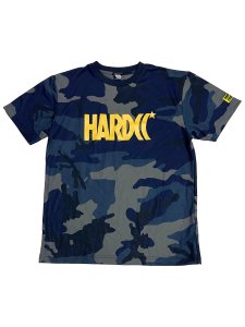 HARDCCスターロゴ・ドライTシャツ(ネイビーウッドランド)