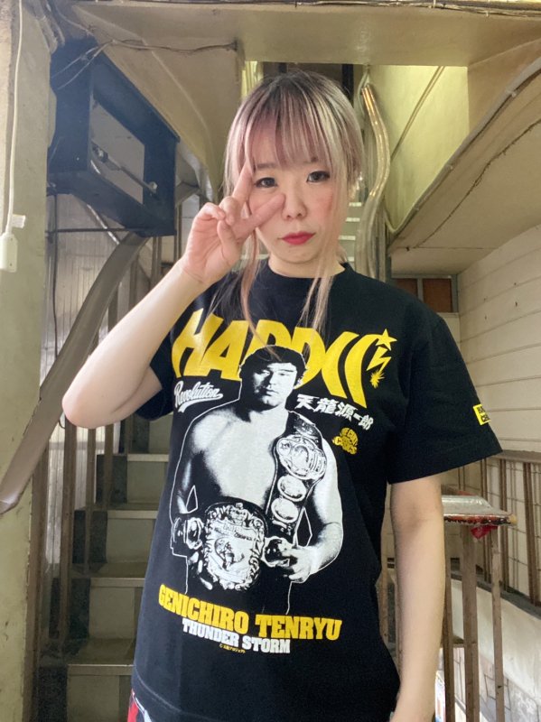 WWE 全日本　ジャンボ鶴田メモリアルTシャツ
