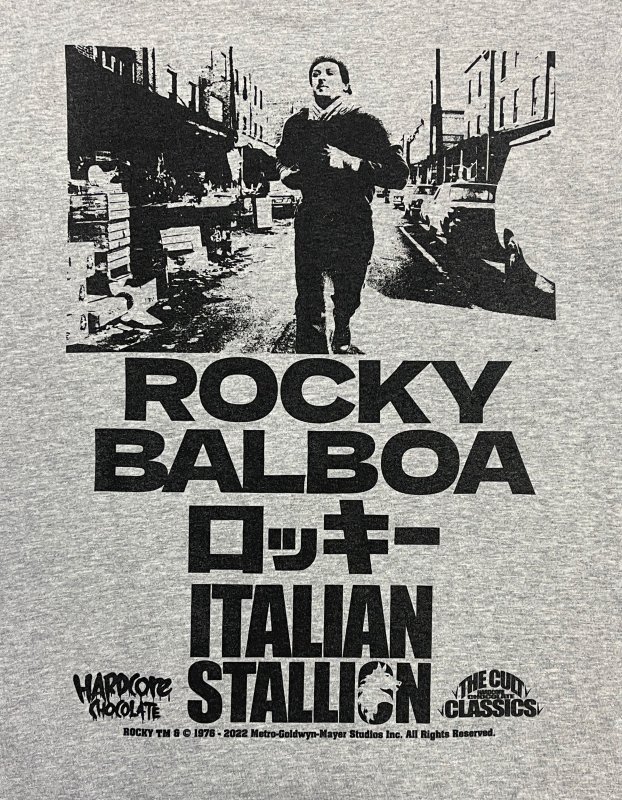 ロッキー/イタリアン・スタリオン ロングスリーブ Tシャツ[廃盤] - ホラーにプロレス！カンフーにカルト映画！アパレル界の悪童  ハードコアチョコレート公式通販（オンラインショップ）