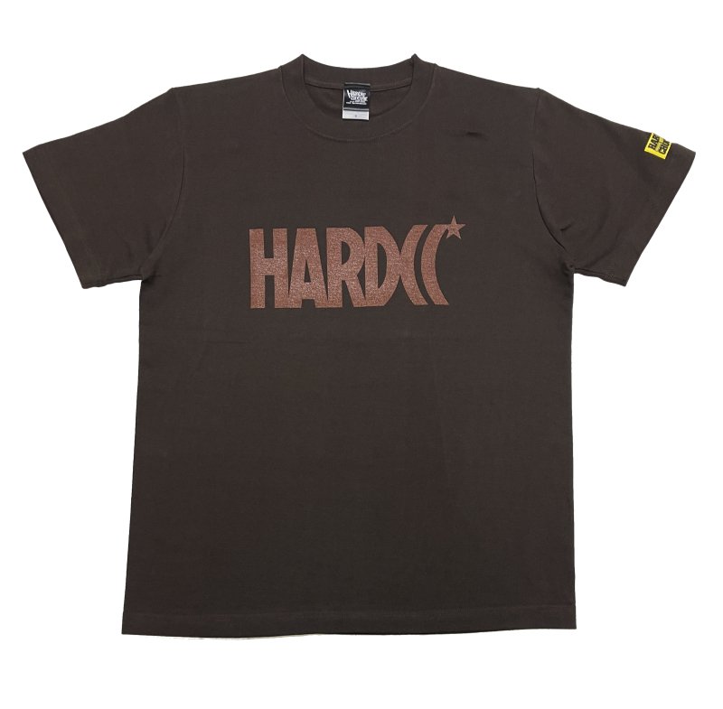 HARDCCスターロゴ・Tシャツ(バレンタインダークチョコレート)