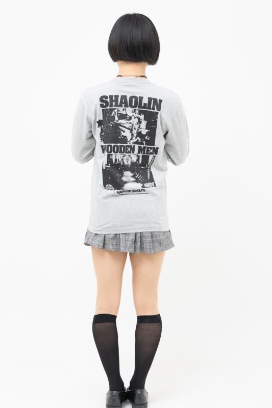 少林寺木人拳ロングスリーブTシャツ（ミラクル・ガイ・ミックス