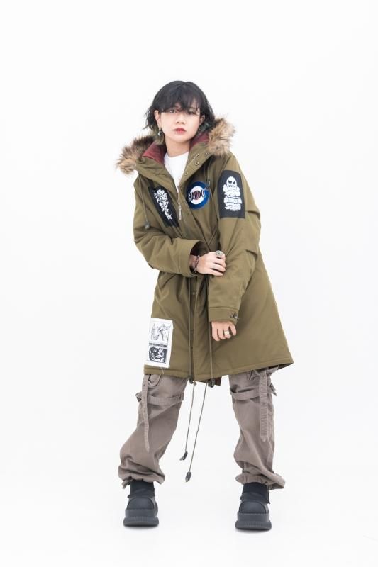新品♡タグ付♡ WEIRDO - フードアウトシェルモッズコート 即完品 セール】 Jackal 140sソフトメルトン ダッフルコート （ダッフル