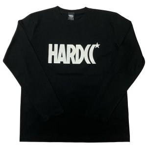 HARDCCスターロゴ・ロングスリーブTシャツ(ブラック)