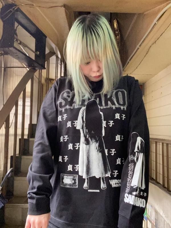 (ブランドロゴ)の人気ランキング 貞子/ロングスリーブTシャツ(呪いブラック) ホラーに - 服&ファッション小物