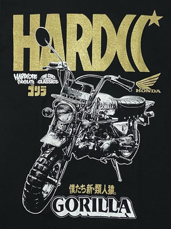 オグオグ　ホンダ ゴリラ Tシャツ ハードコアチョコレート バイク 本田 ハードコアチョコレート) HARDCORE CHOCOLATE ゴリラ (9L