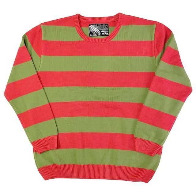 ハードコアチョコレート フレディ クルーガー ナイトメア ニット クルーガーナイトメアニットセーター2017 - ホラーにプロレス