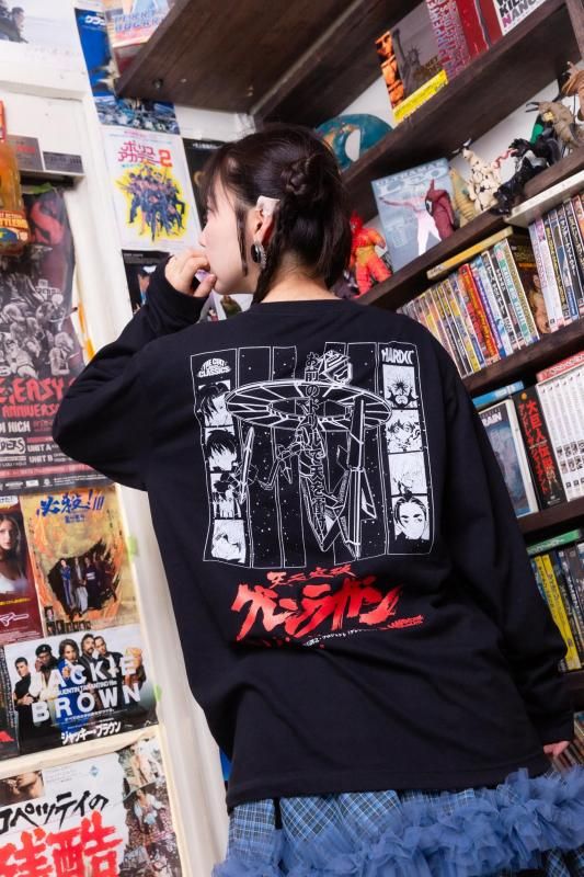 天元突破グレンラガン/ロングスリーブTシャツ（ムガンブラック