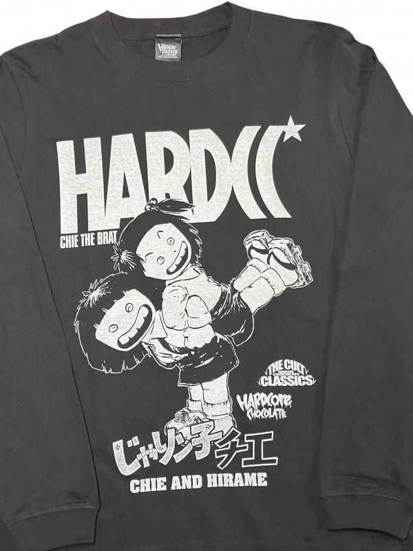 じゃりン子チエ/チエとヒラメちゃんロングスリーブTシャツ（ひょうたん