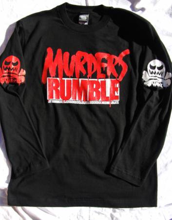MURDERS RUMBLE（長袖T） THE GREAT 16 Most Wanted Murders