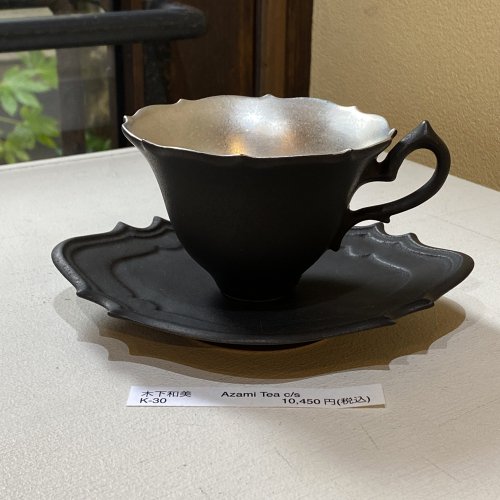 <img class='new_mark_img1' src='https://img.shop-pro.jp/img/new/icons51.gif' style='border:none;display:inline;margin:0px;padding:0px;width:auto;' />ڲAzami tea cup & saucer 