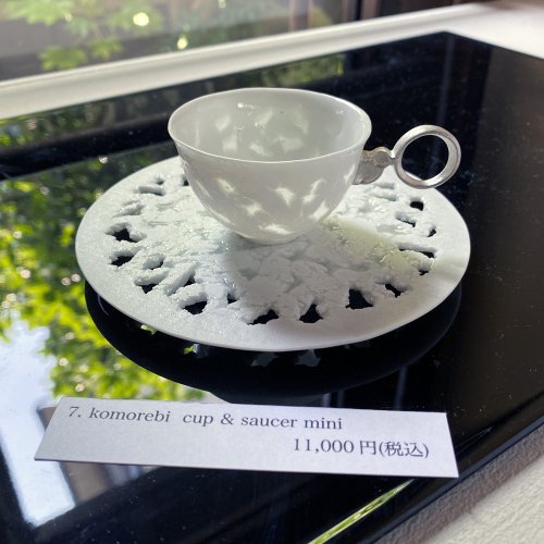 <img class='new_mark_img1' src='https://img.shop-pro.jp/img/new/icons51.gif' style='border:none;display:inline;margin:0px;padding:0px;width:auto;' />komorebi cup & saucer mini