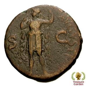 定番のお歳暮＆冬ギフト 古代ローマコイン クラウディウス帝 アス銅貨 41-54年頃 コレクション