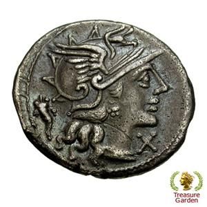 古代ローマコイン 147年頃 デナリウス銀貨 L Cupiennus 双子の神ディオスクロイ 共和制 共和政ローマ アンティークコイン 宝石のトレジャーガーデン 古代ローマコイン 147年頃 デナリウス銀貨 L Cupiennus 双子の神ディオスクロイ 共和制 共和政ローマ アンティークコイン 宝石のトレジャーガーデン