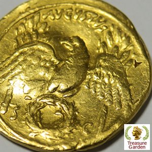 古代ローマコイン BC27年頃 アウレウス金貨 アウグストゥス帝] 【NGC