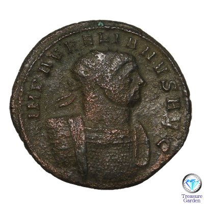 古代ローマ帝国 Bl ダブルデナリウス銀貨】 270-275年 アウレリアヌス