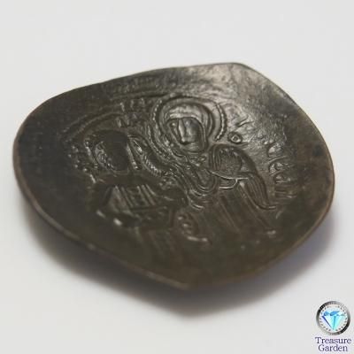 古代ビザンチン帝国 1143-1180年頃 アスプロン・トラッキー銅貨