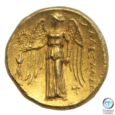 古代マケドニア王国 BC323-319年頃 ステーター金貨 アレキサンダー大王