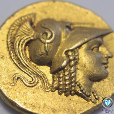 古代マケドニア王国 BC323-319年頃 ステーター金貨 アレキサンダー大王