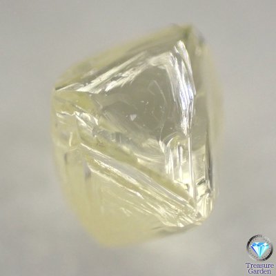 天然イエローダイヤモンド 原石 八面体 約0.6ct] アンゴラ産 美結晶 ...
