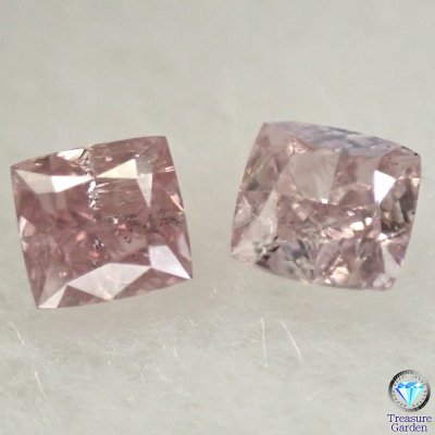 ピンクダイヤモンド Fancy Pink 0.049ct I1] 【中央宝石研究所