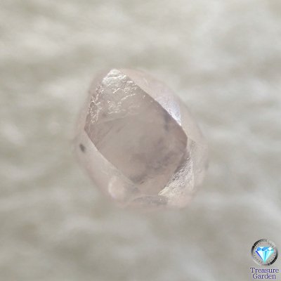 天然ピンクダイヤモンド 原石 約0.29ct] 美結晶 24面体 - アンティーク