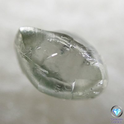 天然グリーンダイヤモンド 原石 約0.19ct] インド産 美結晶 