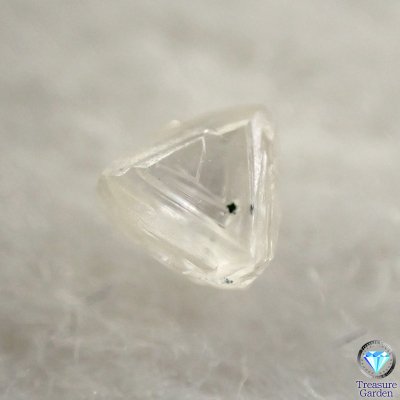 [天然ダイヤモンド 原石 約0.08ct] ガイアナ共和国産 美結晶 三角形 マクル - アンティークコイン・宝石のトレジャーガーデン