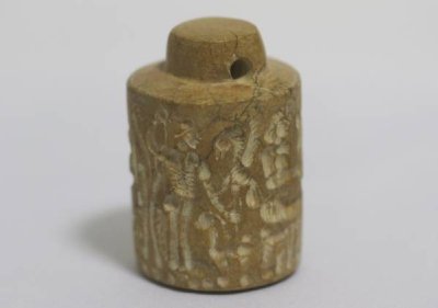 古代 アッシリア バビロニア 円筒印章] オリエント 大型 