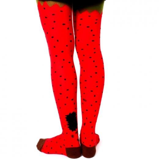 いちごタイツ （赤） - ココモノママニ公式通販サイト | 神戸発の贈る