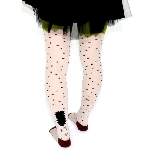 いちごタイツ （ベージュ） - ココモノママニ公式通販サイト