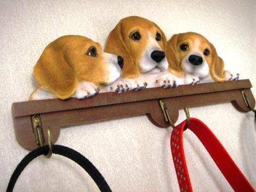 3匹のビーグルさんのリードフック ビーグルオンリーショップ Beagle Beagle