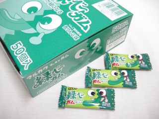 緑ベーガム（50袋入り）単品参考上代12円 - 【駄菓子の通販】駄菓子とおかしのみせ エワタリ