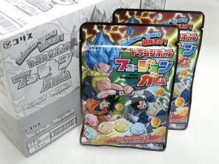 コリス ドラゴンボールフュージョンガム 15個入り 単品参考上代100円 駄菓子の通販 駄菓子とおかしのみせ エワタリ