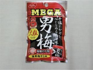 ノーベル Mega男梅 大粒 6袋入り 単品参考上代150円 駄菓子の通販 駄菓子とおかしのみせ エワタリ