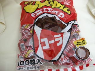 どんぐりガムコーラキャンディ 100袋入り 単品参考上代10円 駄菓子の通販 駄菓子とおかしのみせ エワタリ