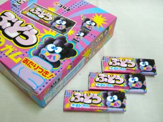 フーセンガム コリス ぶどう 40個入り 単品参考上代円 駄菓子の通販 駄菓子とおかしのみせ エワタリ