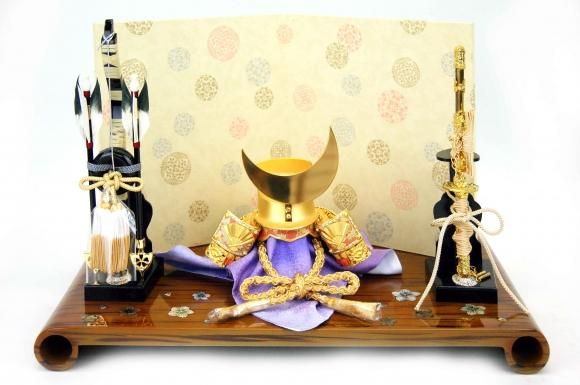 鎧兜　5月人形　兜　金箔 五月人形 兜 【格安】