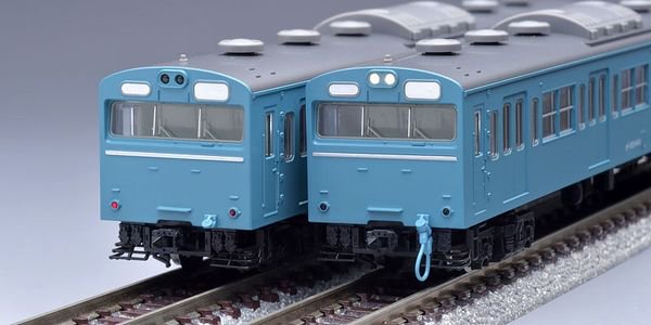 【TOMIX】　92586　 国鉄 103系通勤電車（高運転台非ATC車・スカイブルー）基本セット 4両 - 仙台模型