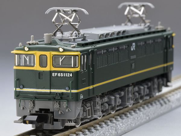 【TOMIX】　7175　JR EF65-1000形電気機関車(1124号機・トワイライト色・グレー台車) - 仙台模型