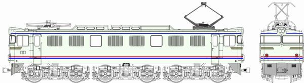 トラムウェイ】 TW-EF60-F010A 国鉄EF60第2次量産型やすらぎ色 - 仙台模型