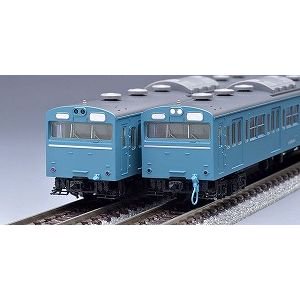 【TOMIX】　92586　 国鉄 103系通勤電車（高運転台非ATC車・スカイブルー）基本セット 4両 - 仙台模型