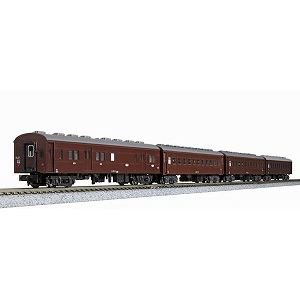 【KATO】　10-034　旧形客車 4両セット(茶) - 仙台模型