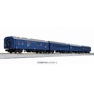 KATO】 10-034-1 旧形客車 4両セット(ブルー) - 仙台模型