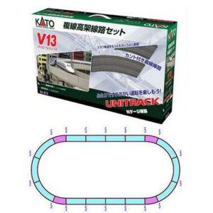 【KATO】　20-872　V13 複線高架線路セット（R414/381） - 仙台模型
