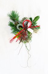 ひと葉のお正月飾り・綱〆丸飾り