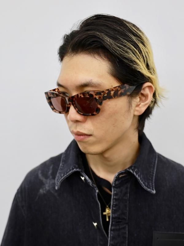 JieDa　SQUARE SUNGLASSES (BRO/BRO) - KIKUNOBU WEB STORE