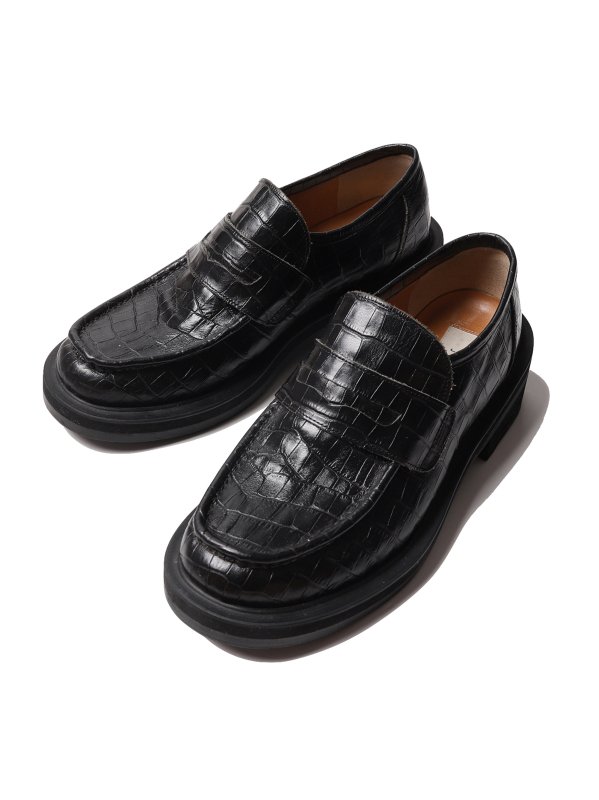 JieDa　LEATHER LOAFERS (BLK)