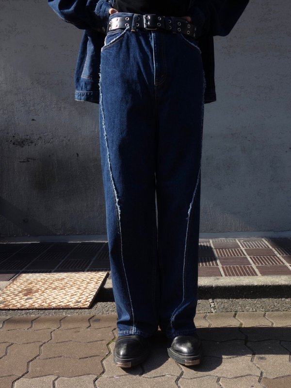 JieDa used loose fit jeans 22ss 大人気新作
