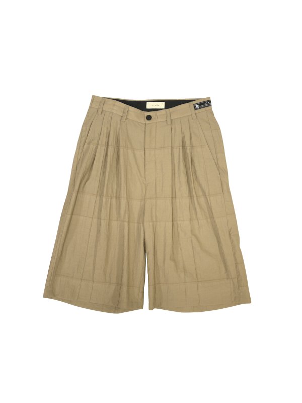 [20%OFF] JieDa　TUCK FABRIC OVER SHORTS (BEI)