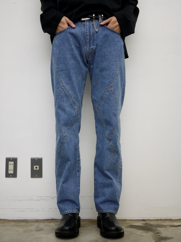 早期予約・新じゃが Jieda PANEL DENIM PANTS black | medicine.hiro ...